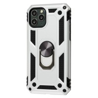 Чохол для iPhone 11 Pro Serge Ring ударостійкий сріблястий