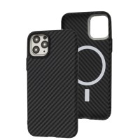 Чохол для iPhone 11 Pro Carbon MagSafe black