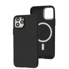 Чохол для iPhone 11 Pro Carbon MagSafe black
