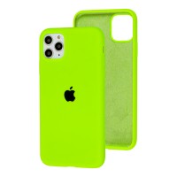 Чохол для iPhone 11 Pro Silicone Full зелений / lime green