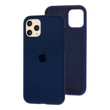 Чохол для iPhone 11 Pro Silicone Full синій / midnight blue