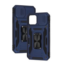 Чохол для iPhone 11 Pro Camshield Army Ring синій / navy
