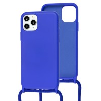 Чохол для iPhone 11 Pro Wave Lanyard with logo ultramarine