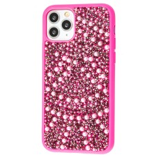 Чохол для iPhone 11 Pro Bling World Ornament Pearl Diamonds рожевий