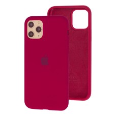 Чохол для iPhone 11 Pro Silicone Full "вишневий"