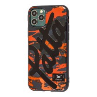Чохол для iPhone 11 Pro Smoothy print чорно-червоний
