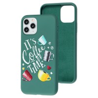 Чохол для iPhone 11 Pro Art case темно-зелений