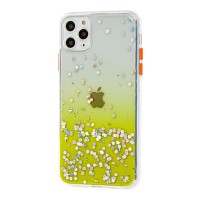 Чохол для iPhone 11 Pro Glitter Bling жовтий