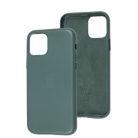 Чохол для iPhone 11 Pro Leather classic Full pine green