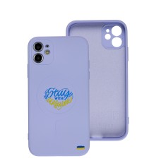 Чохол для iPhone 11 WAVE Ukraine with MagSafe stay with ukraine