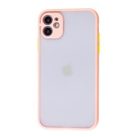 Чохол для iPhone 11 LikGus Totu camera protect рожевий