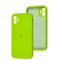 Чохол для iPhone 11 Square Full camera lime green