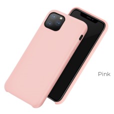 Чохол для iPhone 11 Hoco Silky Soft Touch "світло-рожевий""
