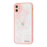 Чохол для iPhone 11 Picture shadow matte Tisney Mouse розовий