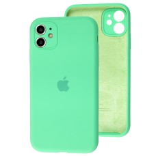 Чохол для iPhone 11 Silicone Slim Full camera spearmint