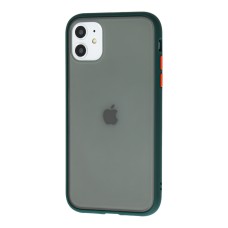 Чохол для iPhone 11 LikGus Maxshield оливковий