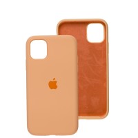 Чохол для iPhone 11 Silicone Full оранжевий / cantaloupe