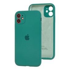 Чохол для iPhone 11 Silicone Slim Full camera pine green