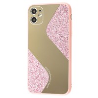 Чохол для iPhone 11 Shine mirror рожевий