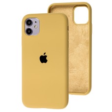 Чохол для iPhone 11 Silicone Full golden