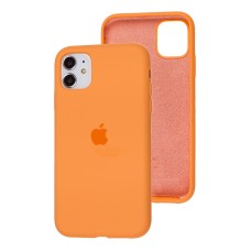 Чохол для iPhone 11 Silicone Full light papaya