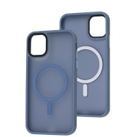 Чохол для iPhone 11 WAVE Matte Insane MagSafe sierra blue