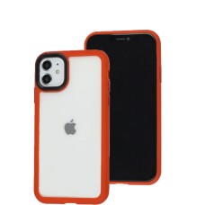 Чохол для iPhone 11 Metal Buttons червоний