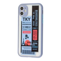 Чохол для iPhone 11 Picture shadow matte TKY сіро-фіолетовий