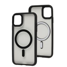 Чохол для iPhone 11 Berlia Color Metal MagSafe black
