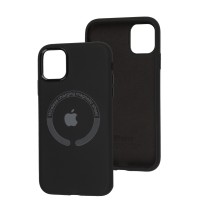 Чохол для iPhone 11 Metal Camera MagSafe Silicone black