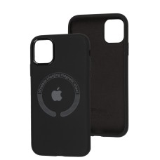 Чохол для iPhone 11 Metal Camera MagSafe Silicone black