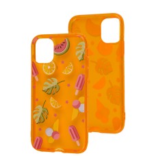 Чохол для iPhone 11 Summer Time orange / ice cream