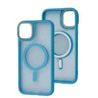 Чохол для iPhone 11 Space color MagSafe блакитний