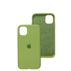 Чохол для iPhone 11 Silicone Full зелений / avocado