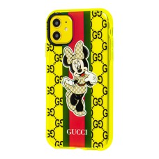 Чохол для iPhone 11 Neon print Мінні Маус