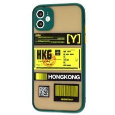 Чохол для iPhone 11 Hongkong оливковий