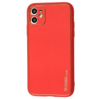 Чохол для iPhone 11 Leather Xshield red