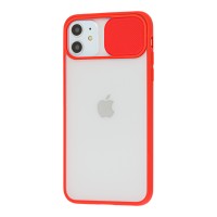 Чохол для iPhone 11 LikGus Camshield camera protect червоний