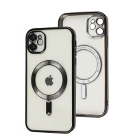 Чохол для iPhone 11 Fibra Chrome MagSafe black