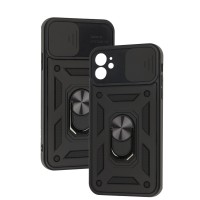 Чохол для iPhone 11 Serge Ring Armor ударостійкий чорний