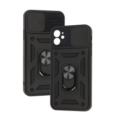 Чохол для iPhone 11 Serge Ring Armor ударостійкий чорний