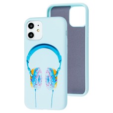 Чохол для iPhone 11 Art case блакитний