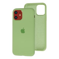 Чохол для iPhone 11 Silicone Full м'ятний / mint