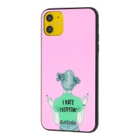 Чохол для iPhone 11 ArtStudio Girls Mood "I hate evervone"