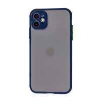 Чохол для iPhone 11 LikGus Totu camera protect синій