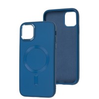 Чохол для iPhone 11 Bonbon Leather Metal MagSafe indigo