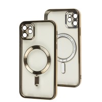 Чохол для iPhone 11 Berlia MagSafe gold