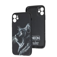 Чохол для iPhone 11 WAVE neon x luxo Wild cat