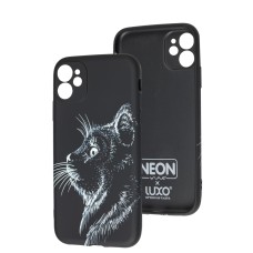 Чохол для iPhone 11 WAVE neon x luxo Wild cat