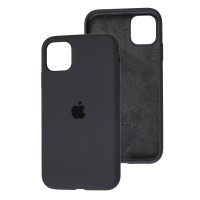 Чохол для iPhone 11 Silicone Full сірий / grey